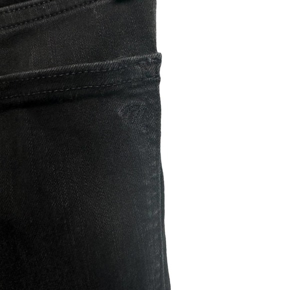 Madewell Mid-rise Jeans Women’s sz.‎ 27 Black Bennet Wash Roadtripper Skinny - Picture 5 of 12